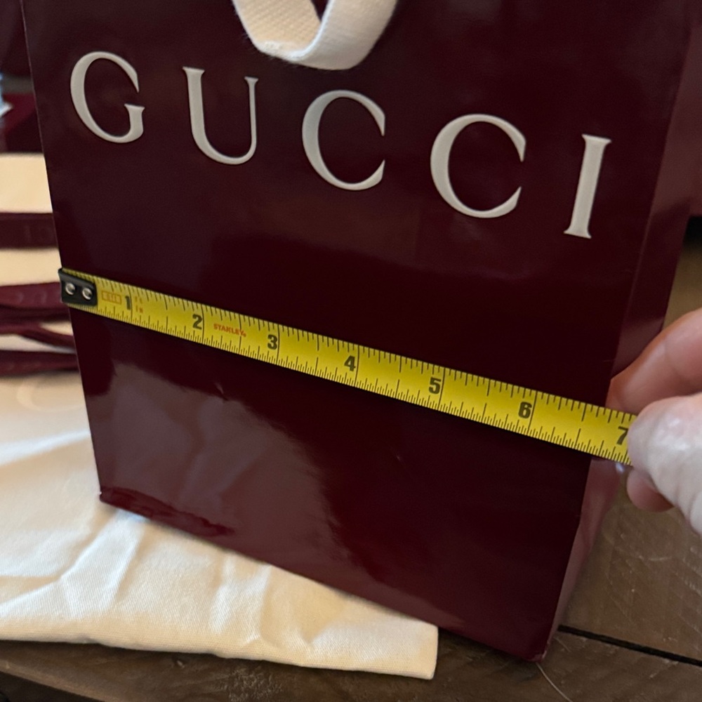 Authentic Gucci Deep Red Accessory Collection 8 pieces - Picture 7 of 16